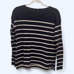 J. Crew Navy Knit Top
